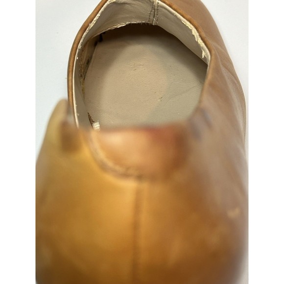 MNG By Mango Leather Heels 9 Mule Retro Chunky Block Heels Unique Funky 70s Heel - Picture 11 of 16